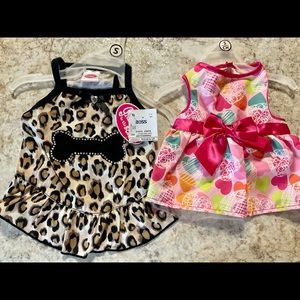 2 Size small Doggie Dresses